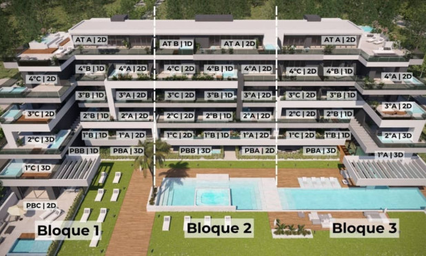 New Build - Apartment / flat - Las Lagunas de Mijas