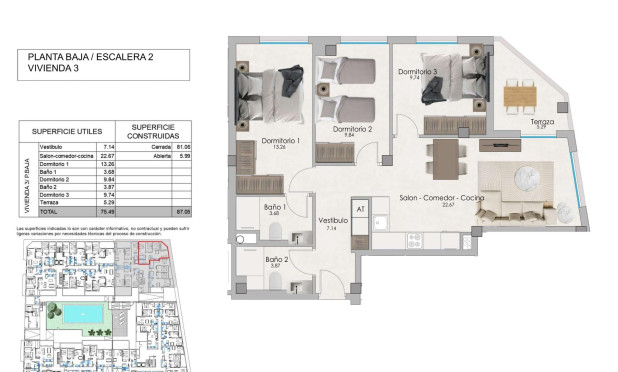 Obra nueva - Apartamento / piso - Santa Pola - Eroski