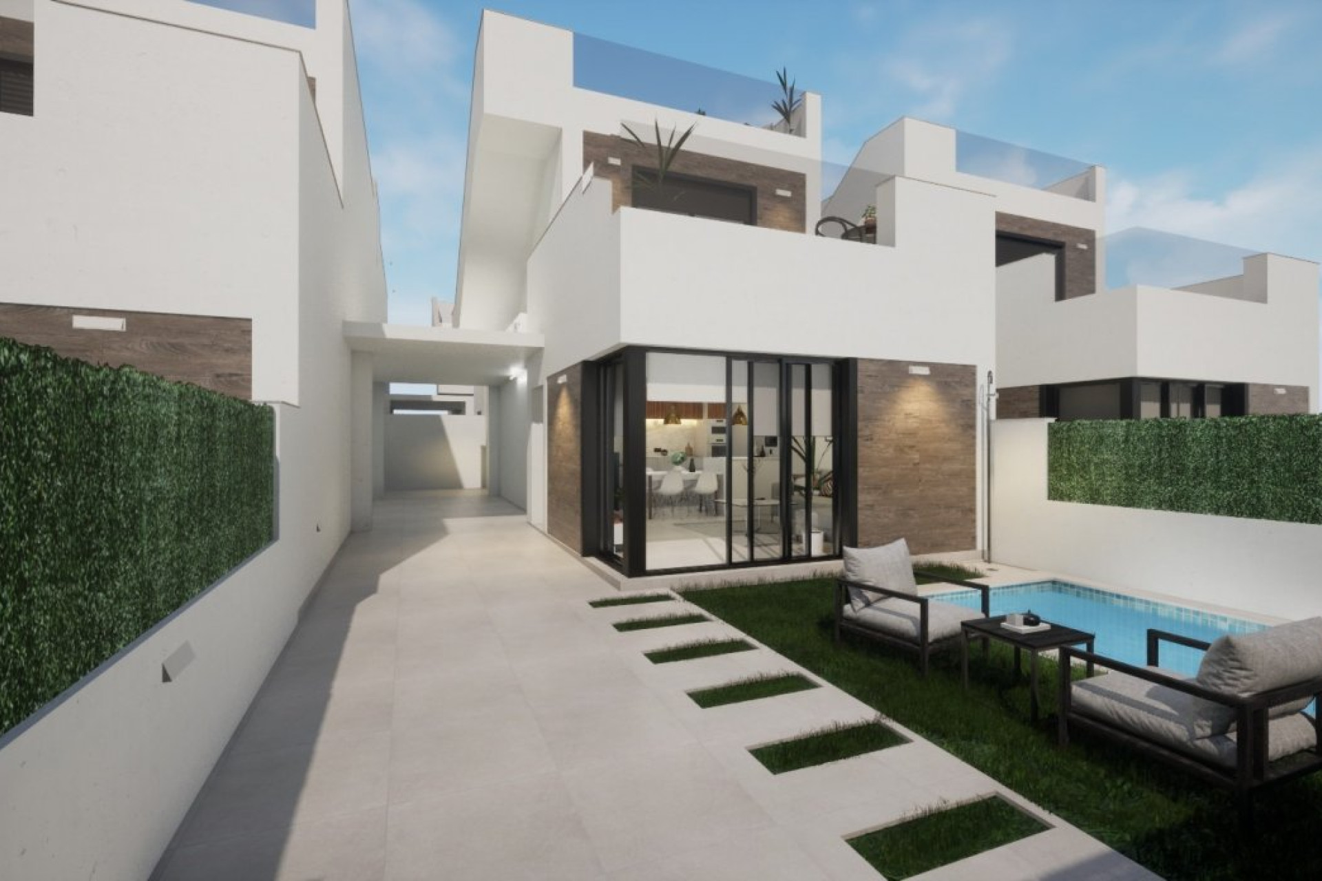 Obra nueva - Villa - Los Alcazares - Playa La Concha