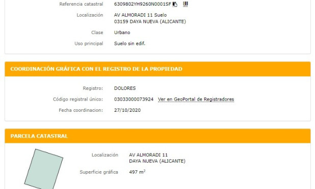 Odsprzedaż - Działka / Grunt - Daya Nueva