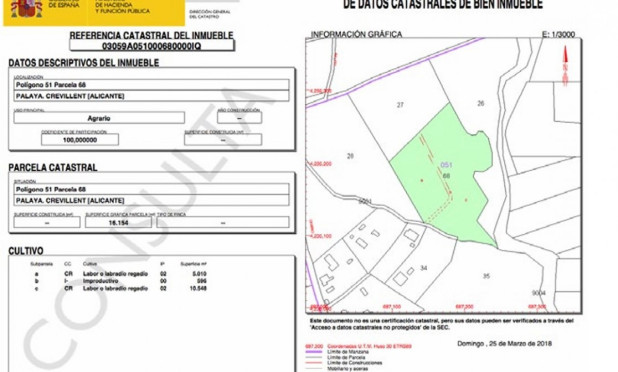 Reventa - Parcela / Terreno - Crevillente