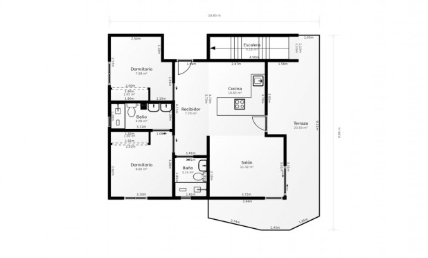 Wiederverkauf - Penthouse - San Miguel de Salinas