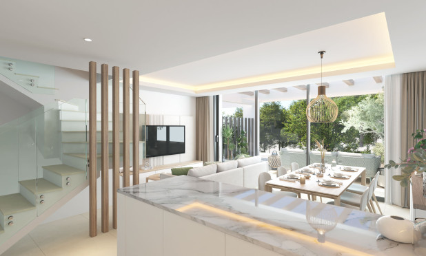 Obra nueva - Adosado - Las Lagunas de Mijas