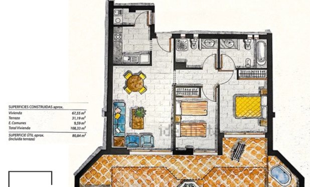Resale - Apartment / flat - Finestrat - Sierra Cortina