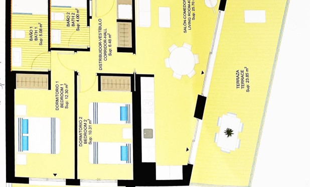 Resale - Apartment / flat - Dehesa de Campoamor - Campoamor