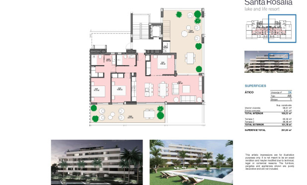 Nouvelle construction - Attique - Torre Pacheco - Santa Rosalia Lake And Life Resort