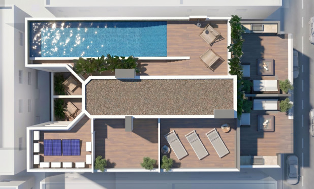 Nouvelle construction - Attique - Guardamar del Segura - Guardamar Del Segura
