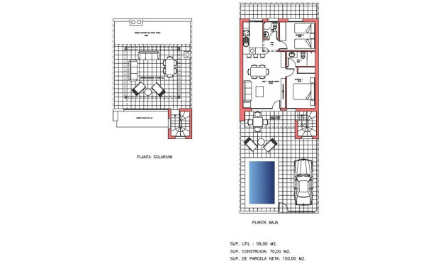 Nouvelle construction - Maison de ville - Fuente Álamo - La Pinilla