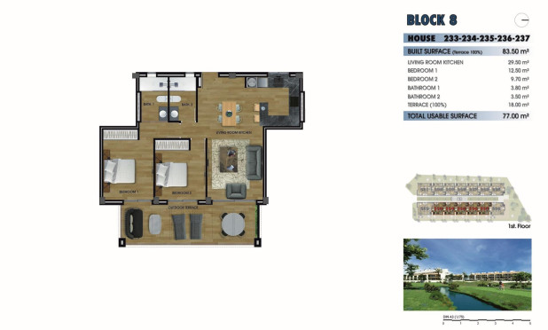 Nieuwbouw Woningen - Appartement / flat - Los Alczares - Serena Golf