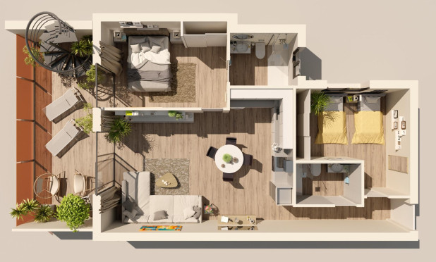 Neue Gebäude - Penthouse - Torrevieja - Centro