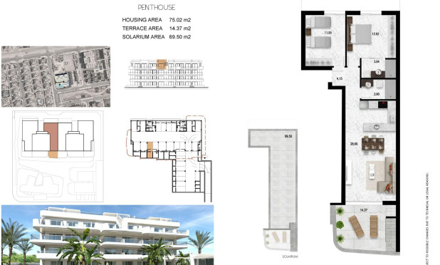 Nouvelle construction - Attique - Orihuela Costa - Lomas de Cabo Roig