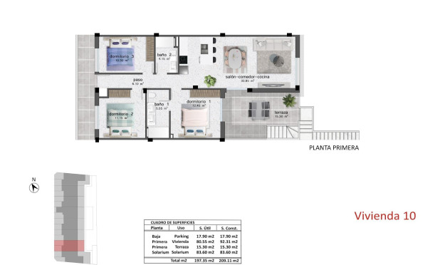 New Build - Townhouse - Pilar de la Horadada - Polígono Industrial Zona Raimundo Bened