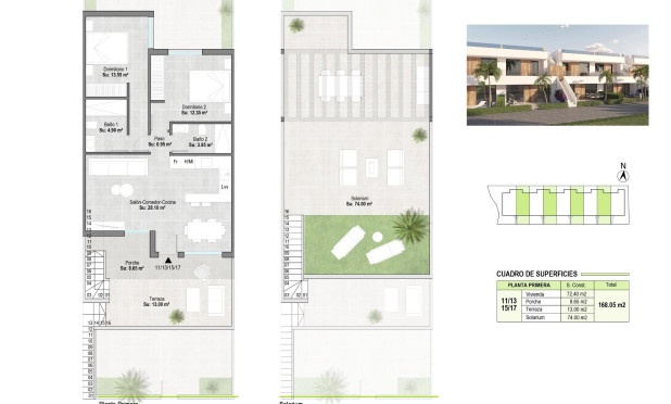 Nouvelle construction - Maison de ville - Alhama De Murcia - Condado De Alhama