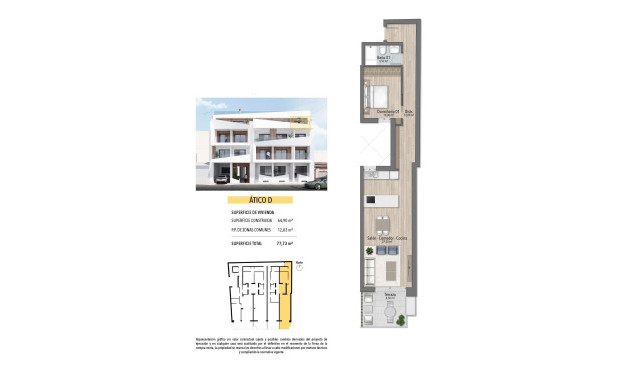 Nouvelle construction - Attique - Torrevieja - Playa del Cura