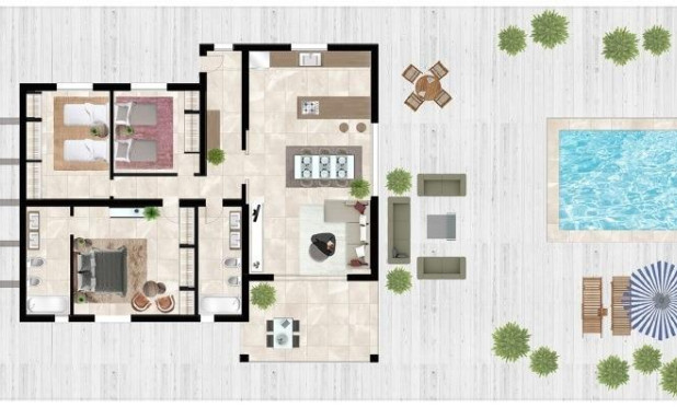 Nieuwbouw Woningen - Villa - Hondón de las Nieves - La Canalosa