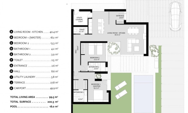 Neue Gebäude - Villa - Banos y Mendigo - Altaona Golf And Country Village