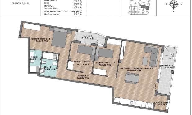 Nieuwbouw Woningen - Appartement / flat - Algorfa - Pueblo