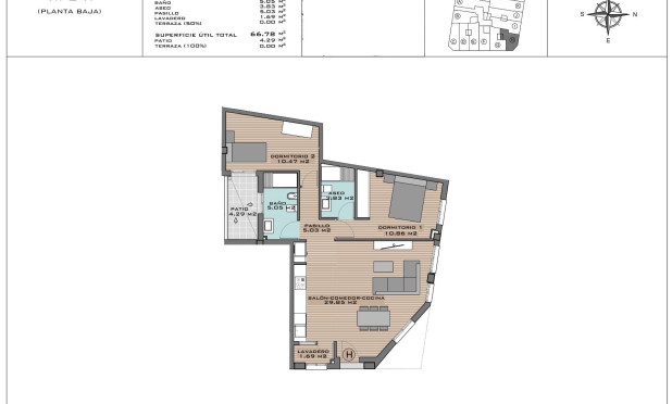 Nieuwbouw Woningen - Appartement / flat - Algorfa - Pueblo