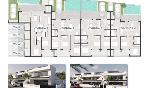 Nieuwbouw Woningen - Herenhuis - San Pedro del Pinatar - Las Esperanzas